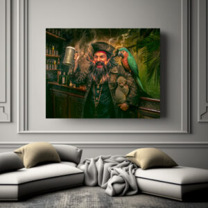 Poster: Blackbeard Pirate Tavern Portrait