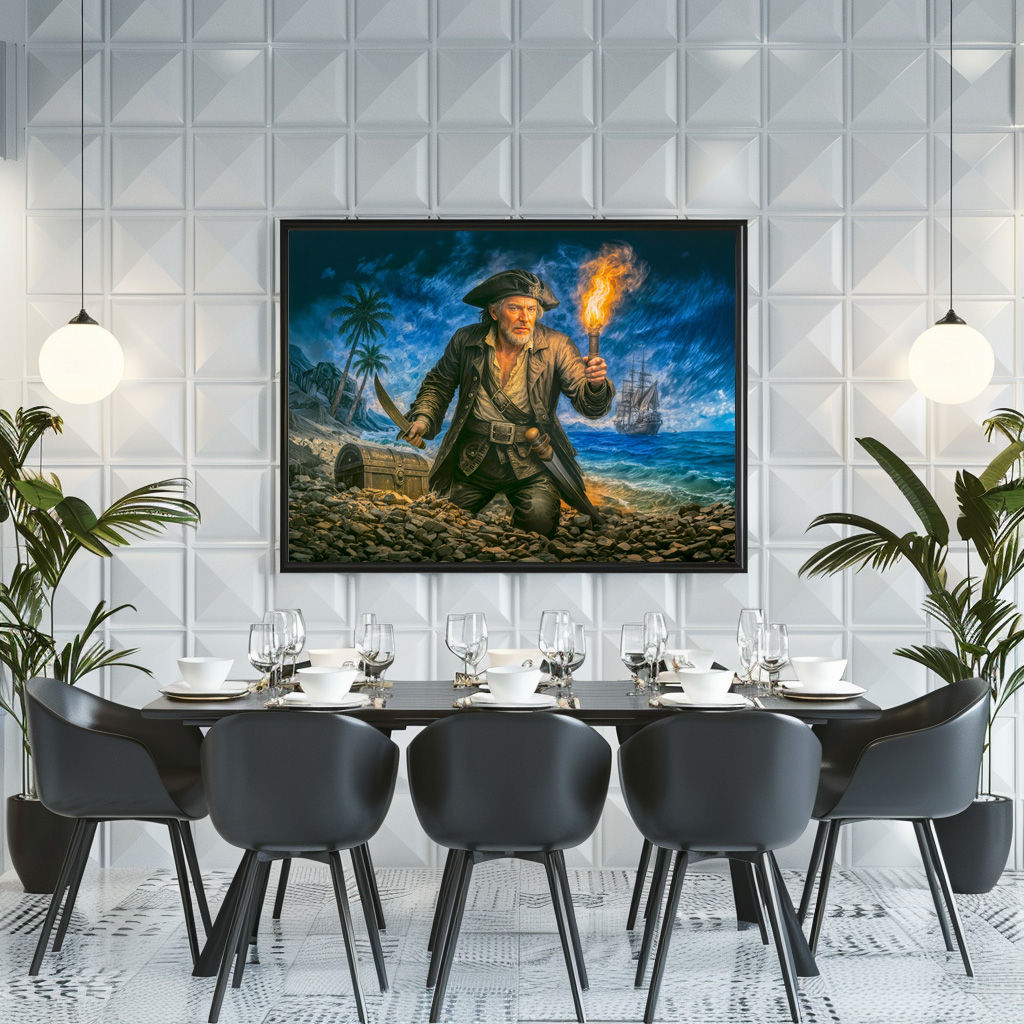 Poster: Captain Kidd Legendary Pirate Portrait - Image 2