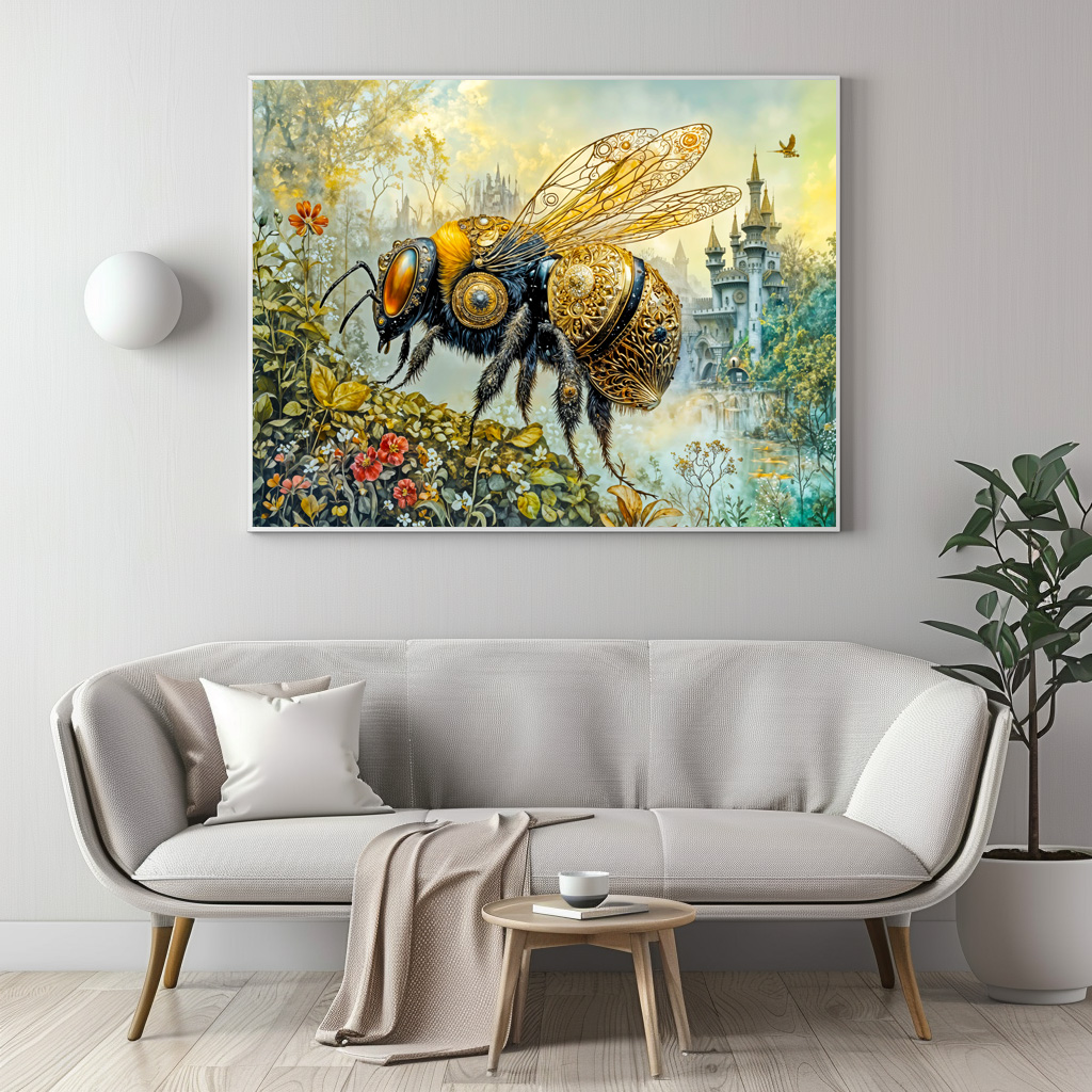 Poster: Steampunk blossom bee – Image 3