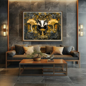 Poster: Mystic mushroom badger