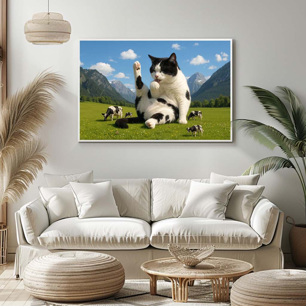 Poster: Kuhkatze - wörtlich genommen