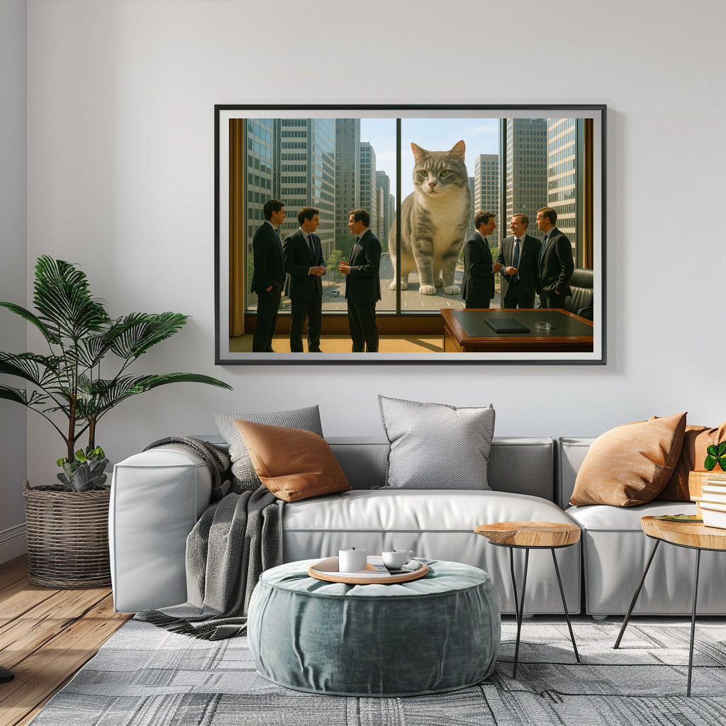 Poster: Wer ist der wahre Herrscher - Katze in der Stadt – Image 3