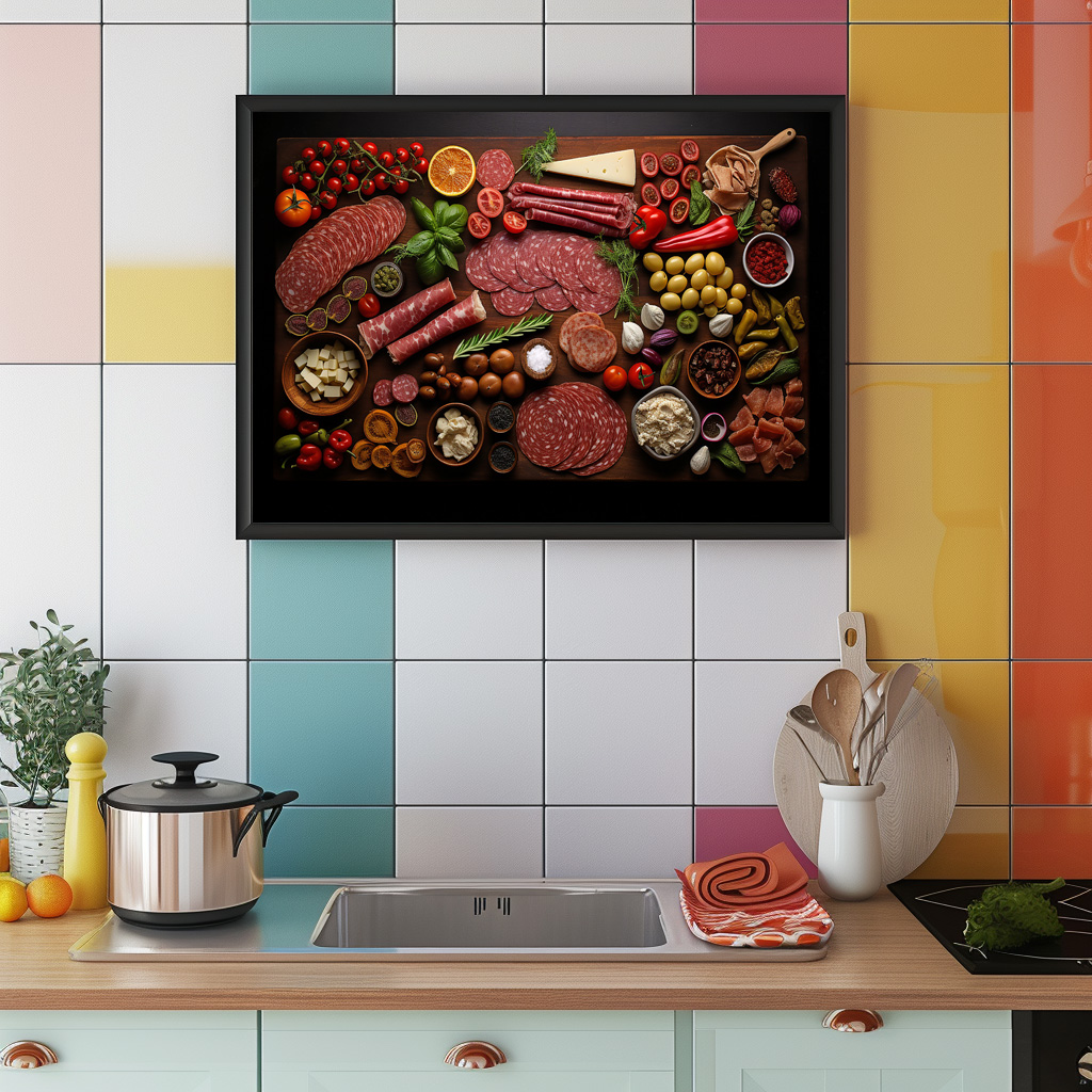 Poster: Arrangement mit Salami und Wurst - Image 3