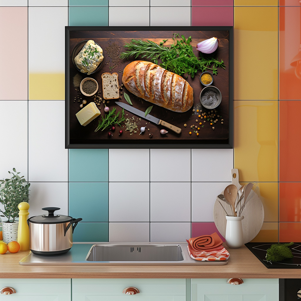 Poster: Arrangement mit Brot und Butter - immagine 2