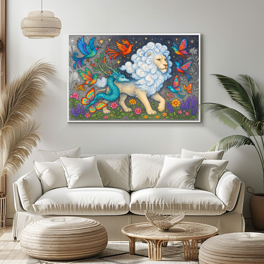 Poster: Wolkenlöwe und Traumvögel - mystische Wesen – Bild 3