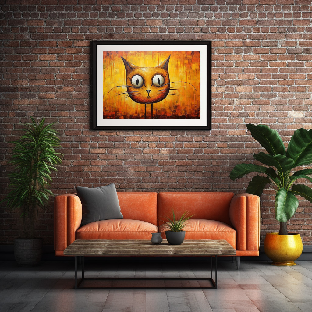 Poster: Absurde Katzenkunst Im Stil von Salvador Dali - immagine 3