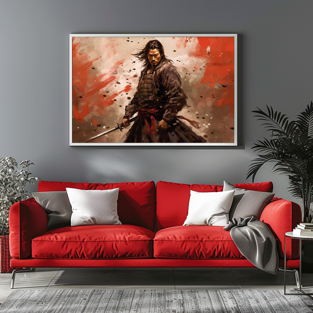 Poster: Samurai Krieger vor dem Kampf - immagine 3