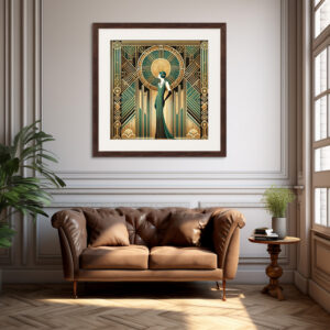 Poster: Opulent Elegance A Tribute to Art Deco