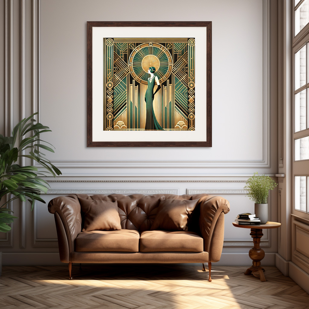 Poster: Opulent Elegance A Tribute to Art Deco