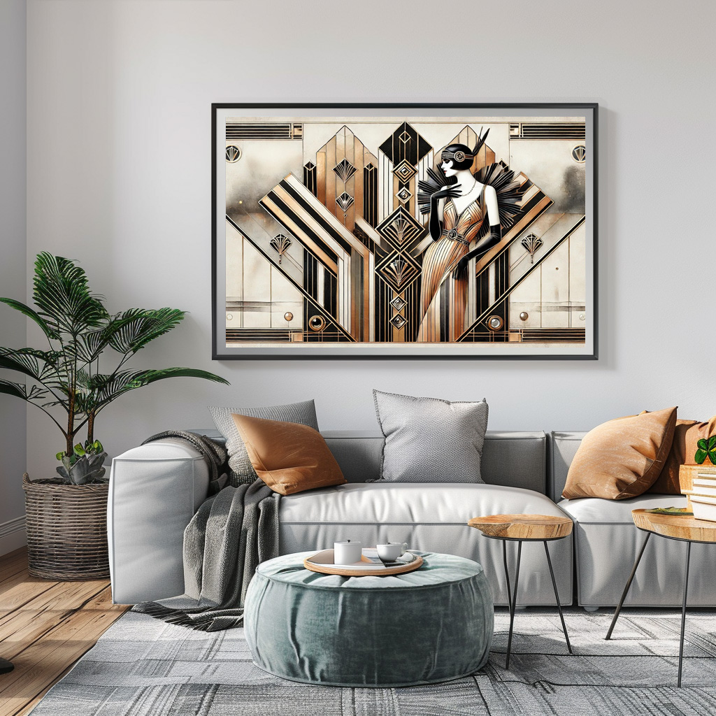 Poster: Gatsby Glamour Art Deco Scene – Bild 3