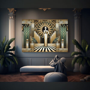 Poster: Golden Twenties Flair in Art Deco