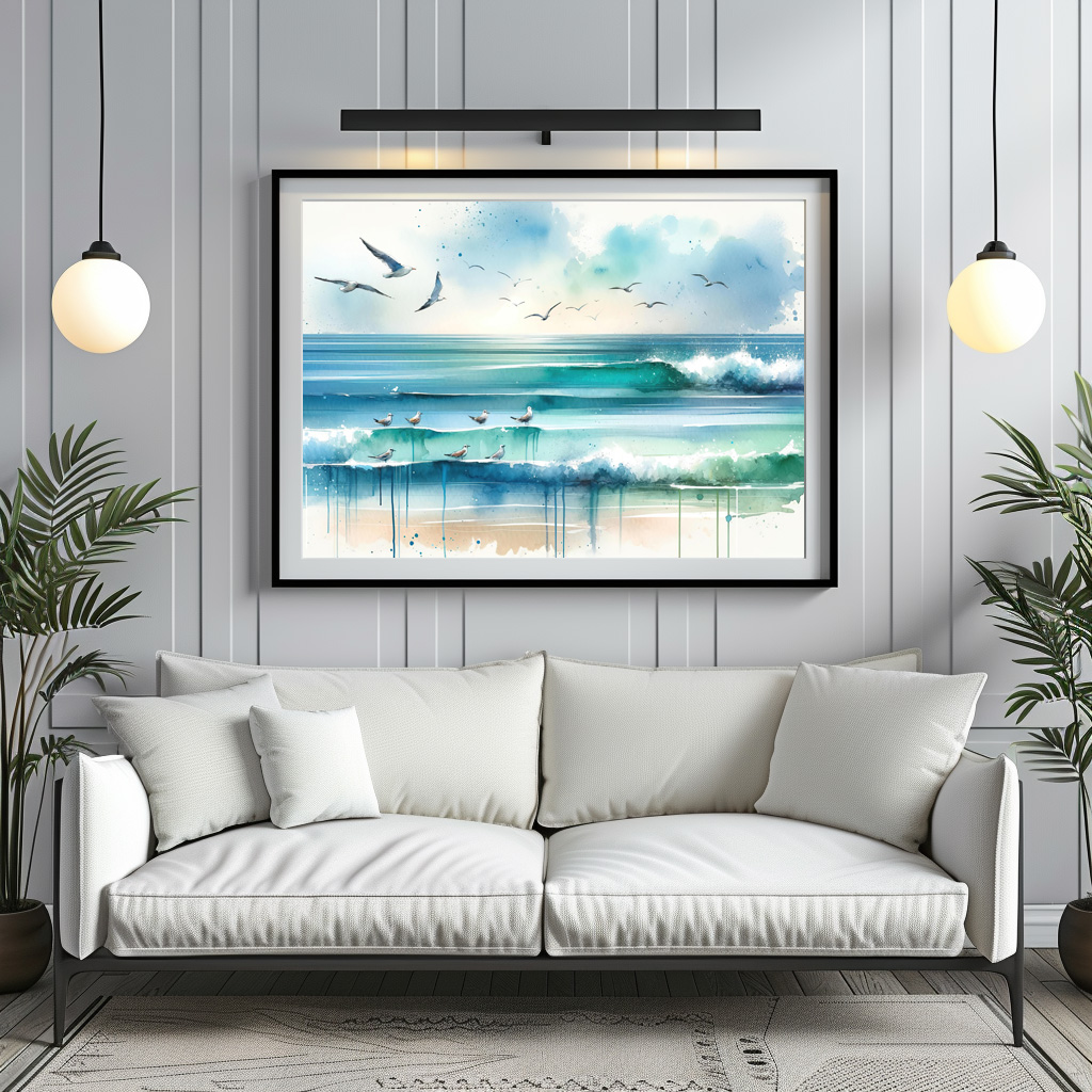 Poster: Serene Seascape