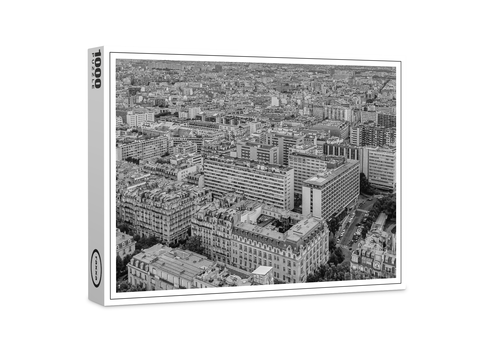 raxxa Premium-Puzzle: Paris von oben
