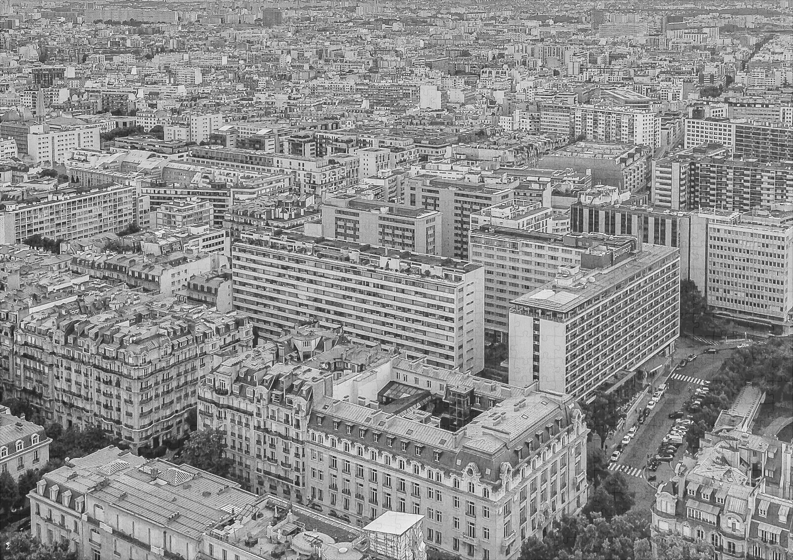 raxxa Premium-Puzzle: Paris von oben - immagine 2