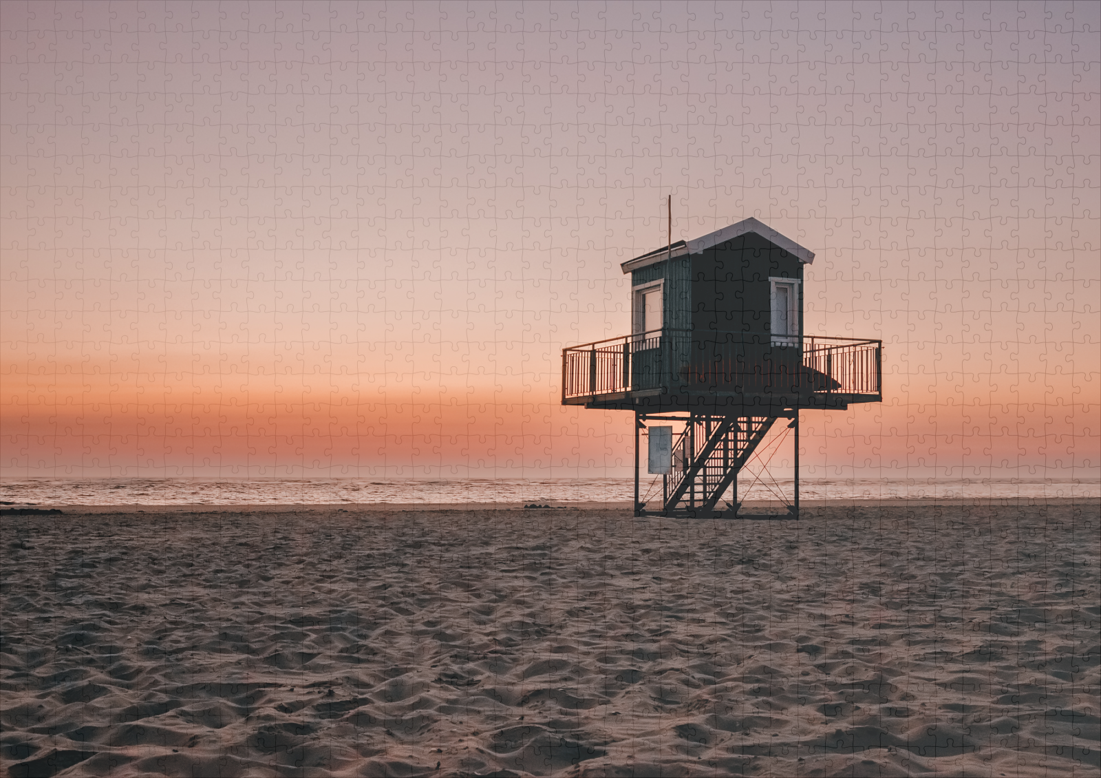 raxxa Premium-Puzzle: Wachturm am Strand - immagine 2