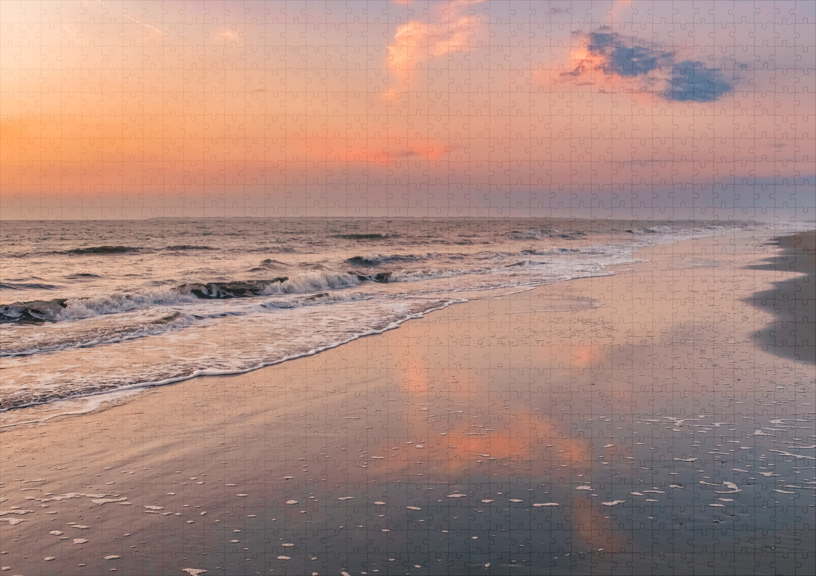raxxa Premium-Puzzle: Sonnenuntergang am Meer – Bild 2