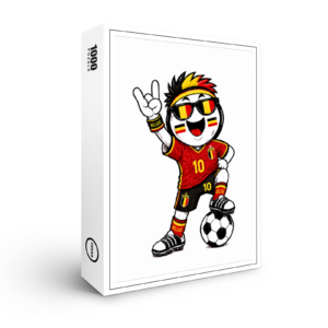 raxxa Premium-Puzzle: WM 2026 - Belgien