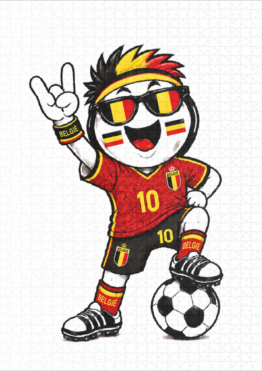 raxxa Premium-Puzzle: WM 2026 - Belgien – Bild 2