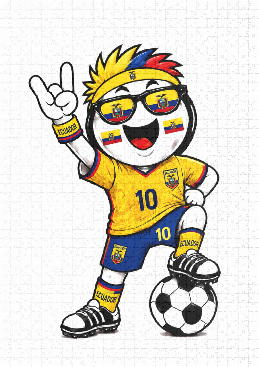 raxxa Premium-Puzzle: WM 2026 - Ecuador - Imagen 2