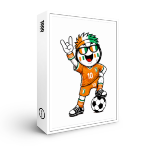 raxxa Premium-Puzzle: WM 2026 - Elfenbeinküste