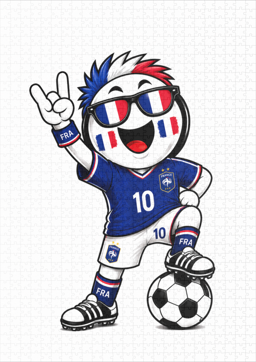 raxxa Premium-Puzzle: WM 2026 - Frankreich – Image 2