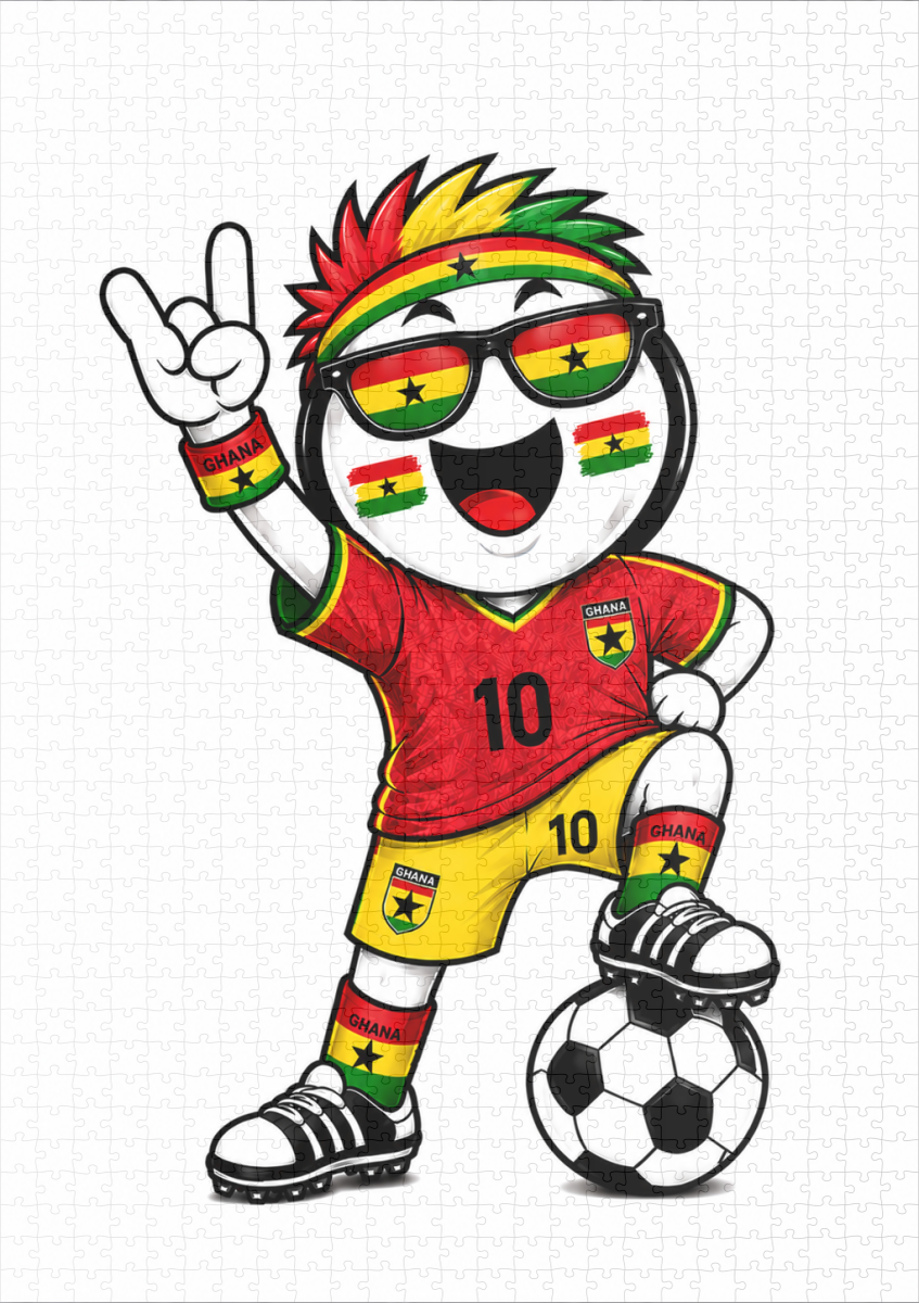 raxxa Premium-Puzzle: WM 2026 - Ghana - immagine 2