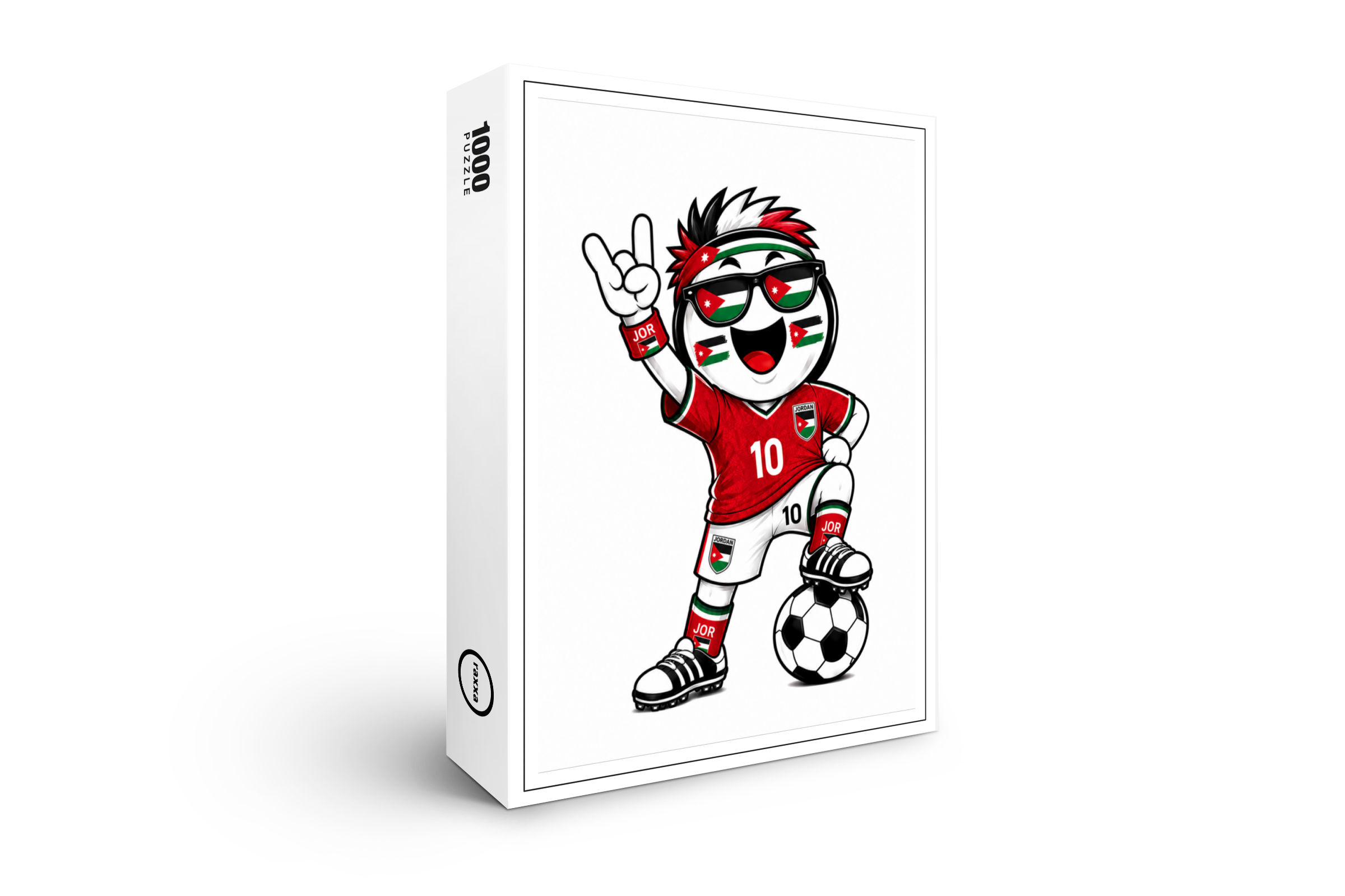 raxxa Premium-Puzzle: WM 2026 - Jordanien