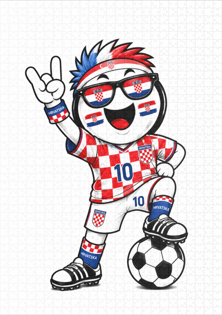raxxa Premium-Puzzle: WM 2026 - Kroatien – Image 2