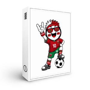 raxxa Premium-Puzzle: WM 2026 - Marokko