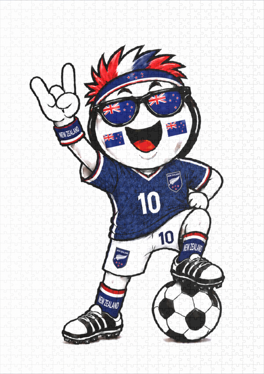 raxxa Premium-Puzzle: WM 2026 - Neuseeland - Imagen 2