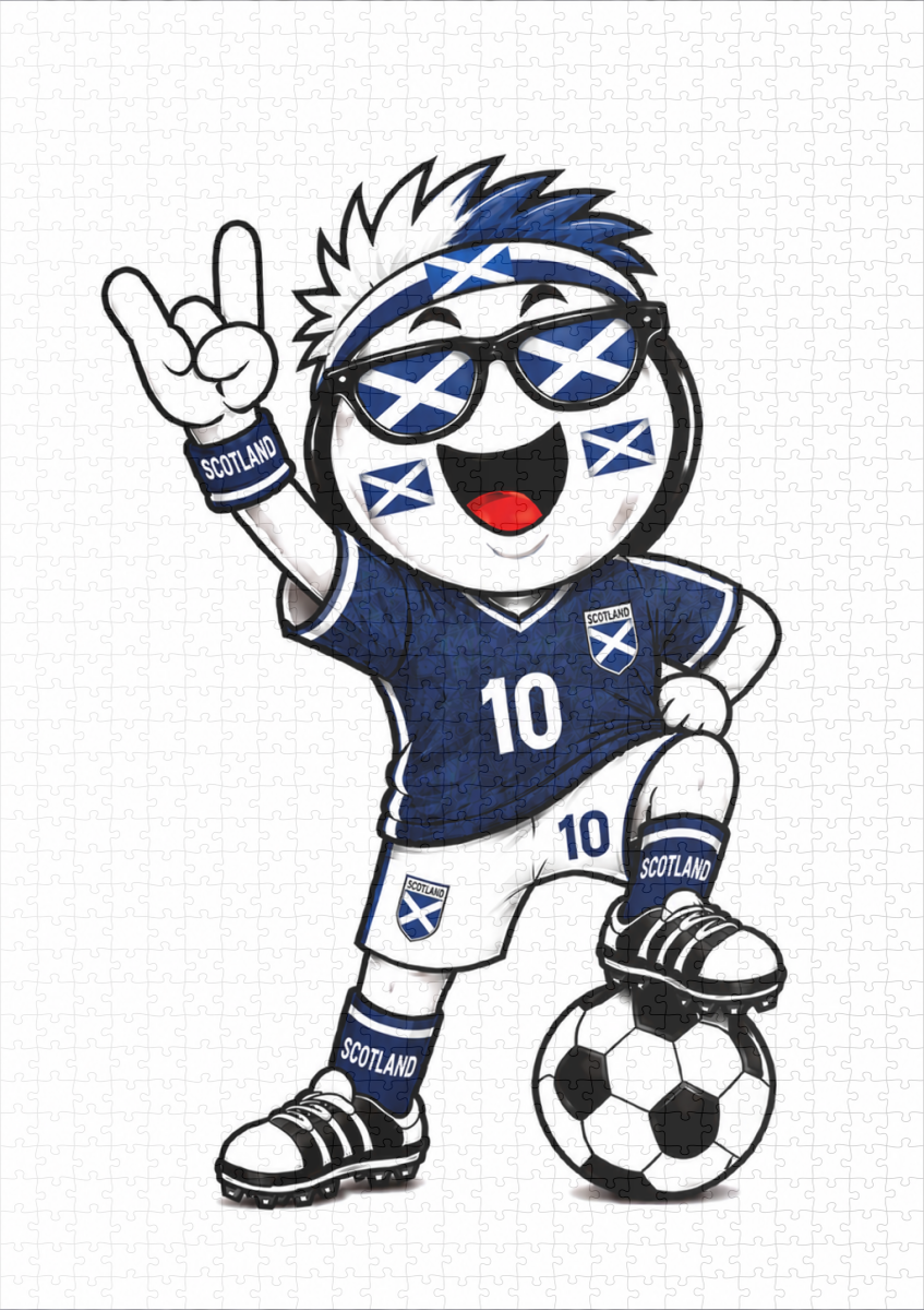 raxxa Premium-Puzzle: WM 2026 - Schottland - immagine 2