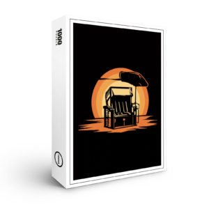 raxxa Premium-Puzzle: Abendruhe im Strandkorb