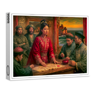 raxxa Premium-Puzzle: Madame Ching Pirate Queen Portrait