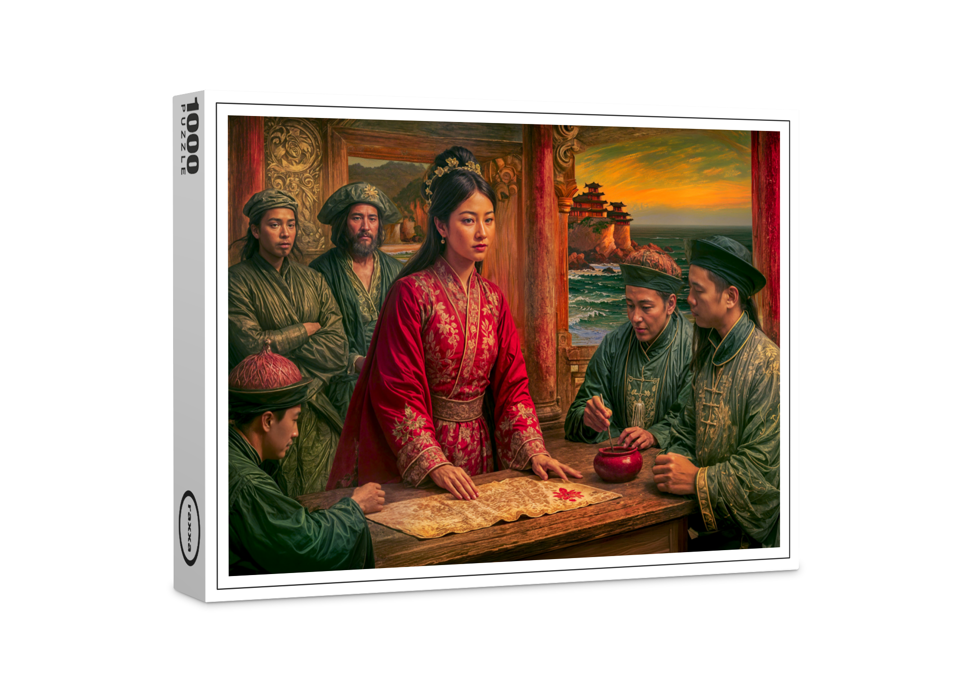 raxxa Premium-Puzzle: Madame Ching Pirate Queen Portrait