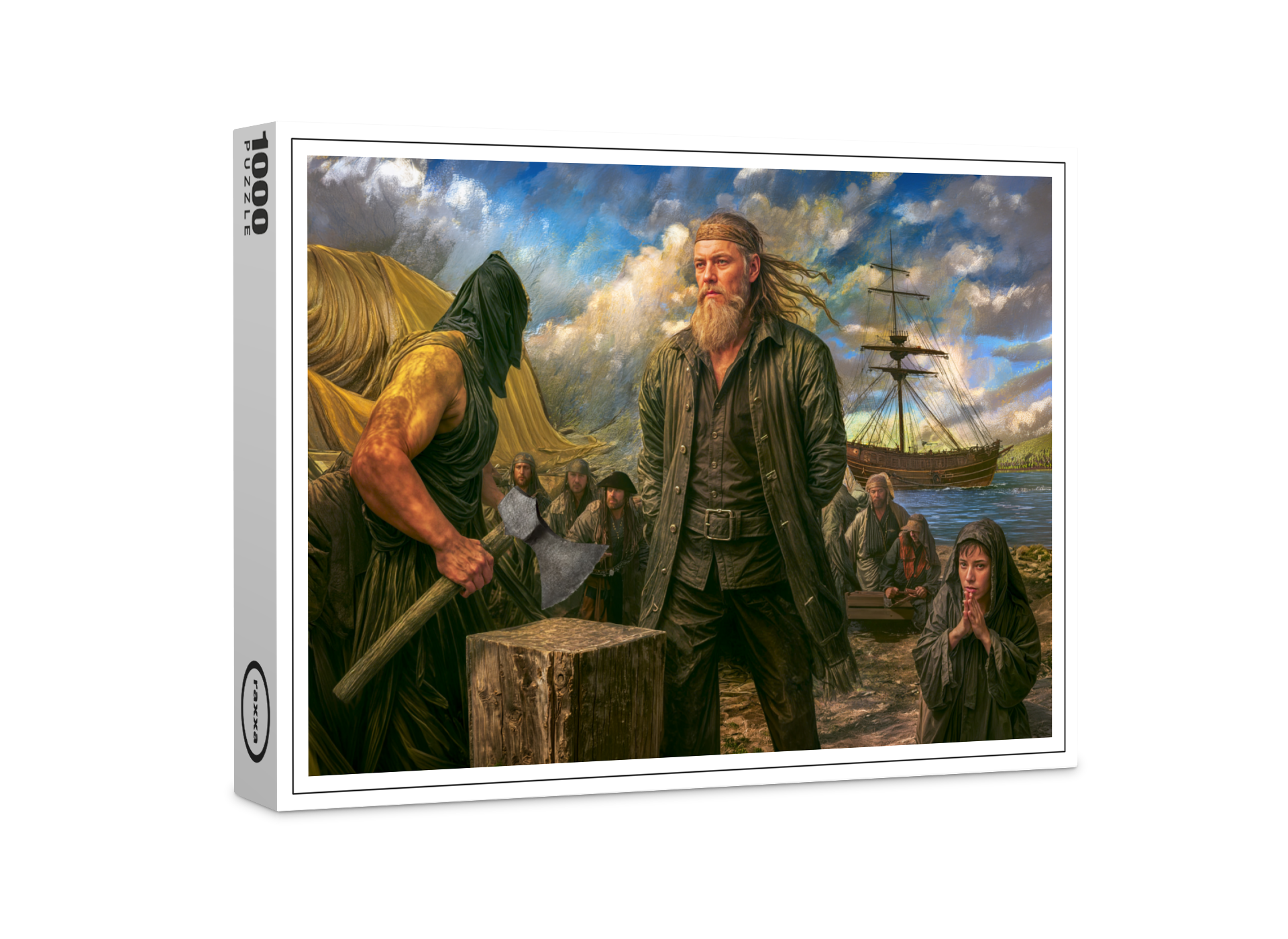 raxxa Premium-Puzzle: Klaus Störtebeker Pirate Portrait