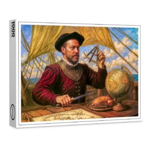 raxxa Premium-Puzzle: Sir Francis Drake Maritime Portrait