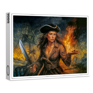 raxxa Premium-Puzzle: Anne Bonny Legendary Pirate Portrait
