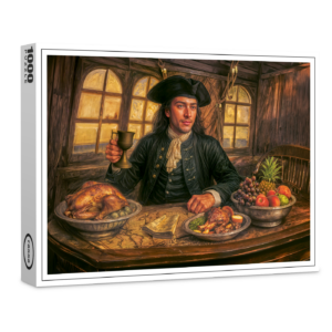 raxxa Premium-Puzzle: Black Bart Pirate Tavern Portrait