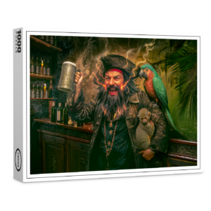 raxxa Premium-Puzzle: Blackbeard Pirate Tavern Portrait