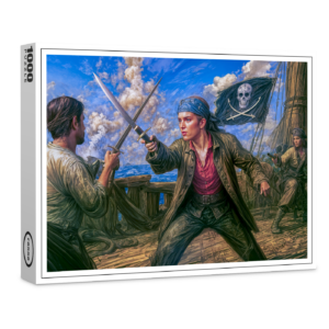 raxxa Premium-Puzzle: Mary Read Historic Pirate Portrait