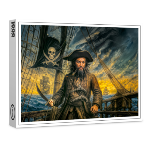 raxxa Premium-Puzzle: Blackbeard Pirate Storm Portrait