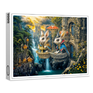 raxxa Premium-Puzzle: Steampunk magic rabbits