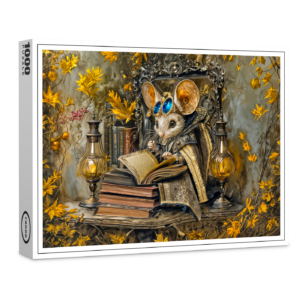 raxxa Premium-Puzzle: Steampunk reading mouse