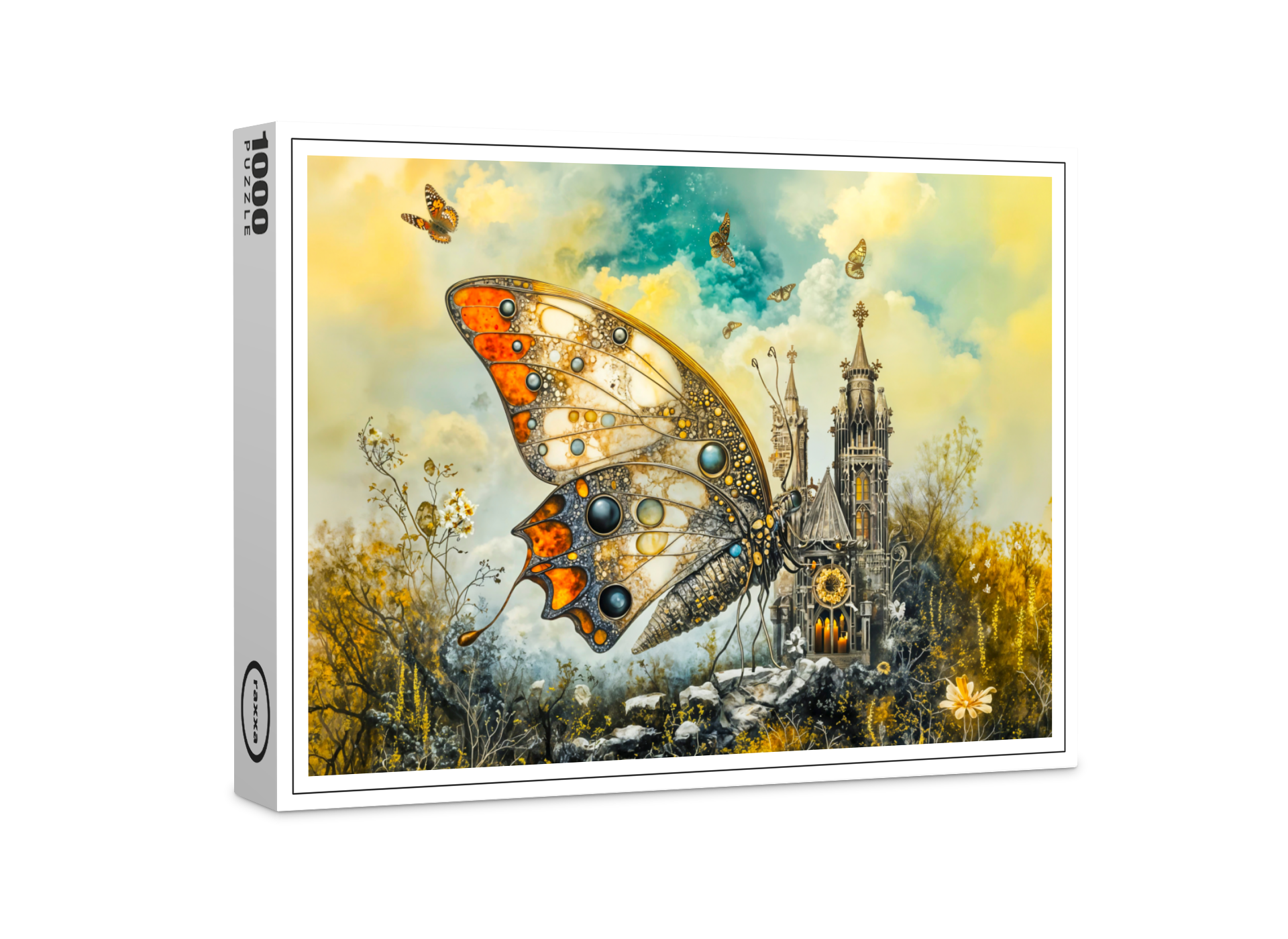 raxxa Premium-Puzzle: Mystic altar butterfly