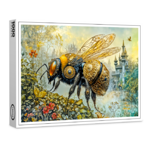 raxxa Premium-Puzzle: Steampunk blossom bee