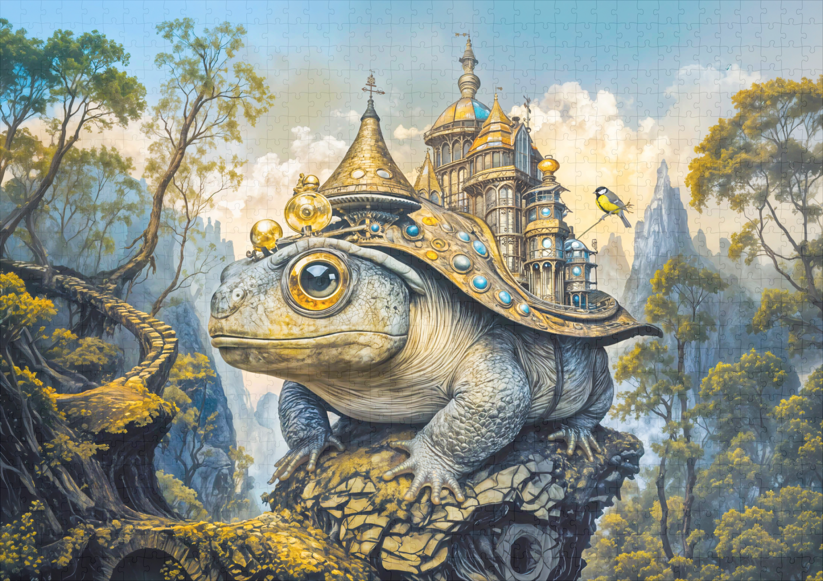raxxa Premium-Puzzle: Steampunk castle toad – Image 2