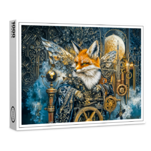 raxxa Premium-Puzzle: Steampunk fog fox