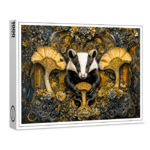 raxxa Premium-Puzzle: Mystic mushroom badger