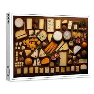 raxxa Premium-Puzzle: Arrangement von Käse Variationen