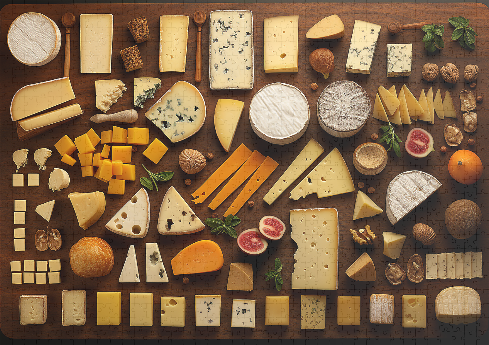 raxxa Premium-Puzzle: Arrangement von Käse Variationen – Image 2